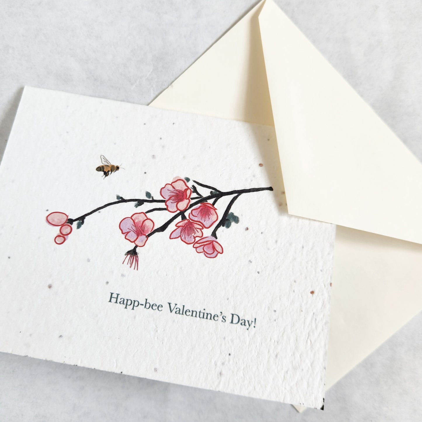 Valentine's Day - Happ-Bee Valentine's Day Plantable Greeting Card