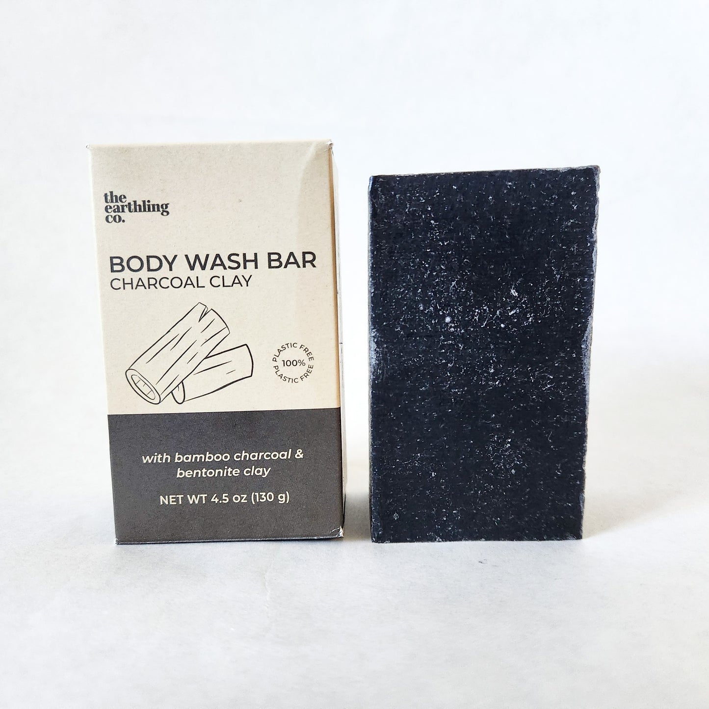 Charcoal Clay Body Wash Bar